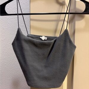 casual cropped tank top